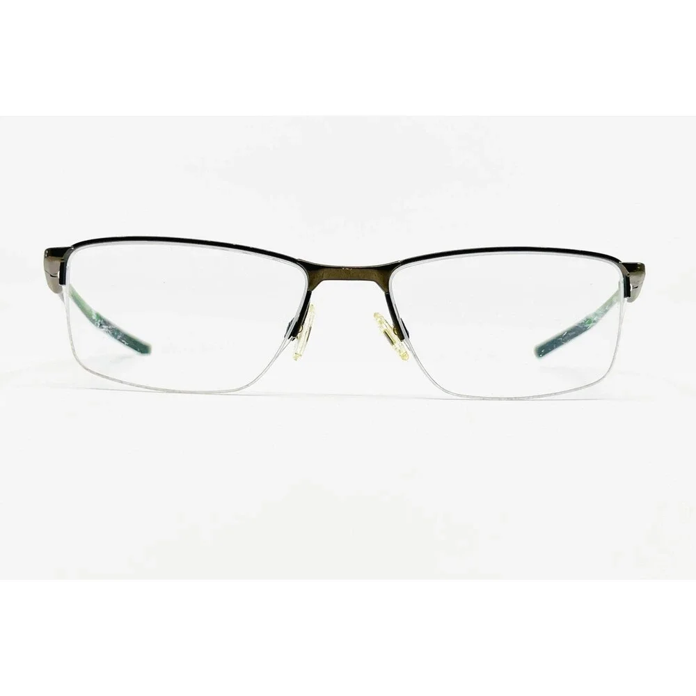 Oakley Socket 5.5 Eyeglasses Mens Satin Pewter Semi Rimless OX3218-0254 54mm